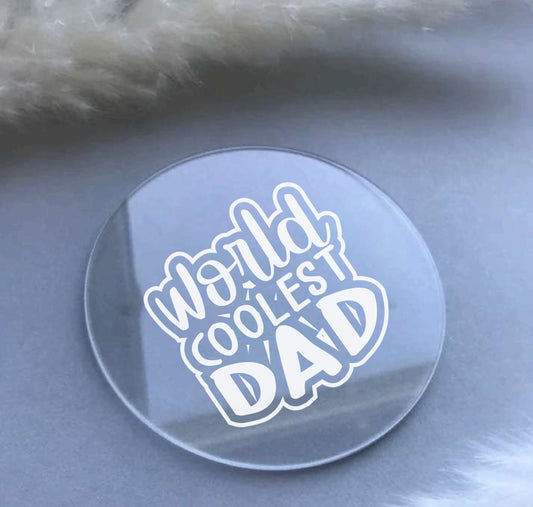 Coaster Set - World coolest Dad