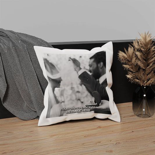 Personalised Wedding Photo Scatter Cushion