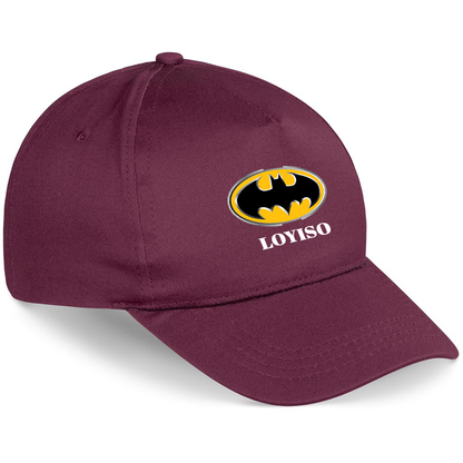 Kids Batman - Personalized Name Cap