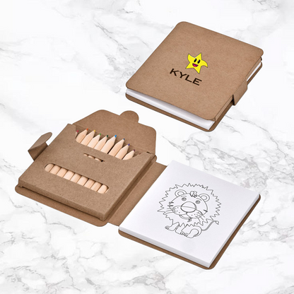 Junior Artist Colouring Kit - Name