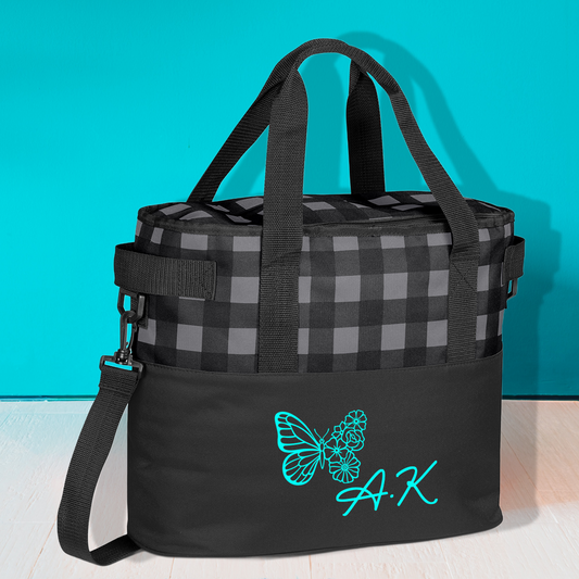 Summit 30-Can Cooler - Initials + Art