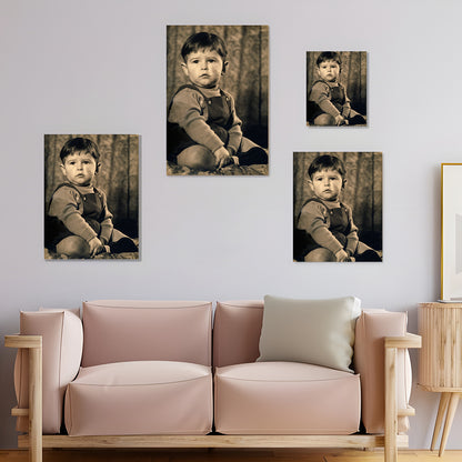 Personalised Vintage Color Canvas