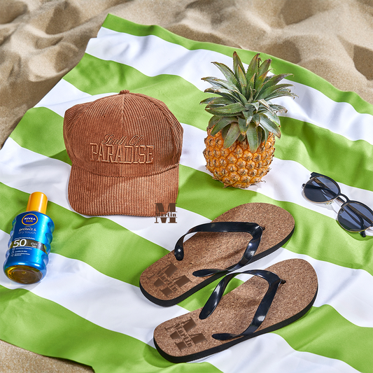 Wave Walk Flip Flops - Name + Initial