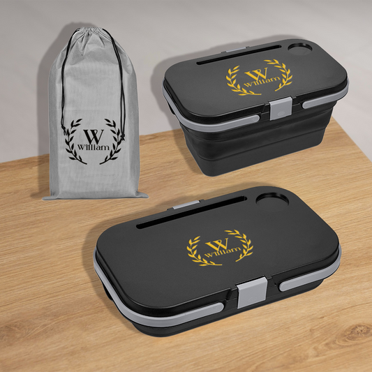 Urban Fold-Up Picnic Basket - Name + Initial